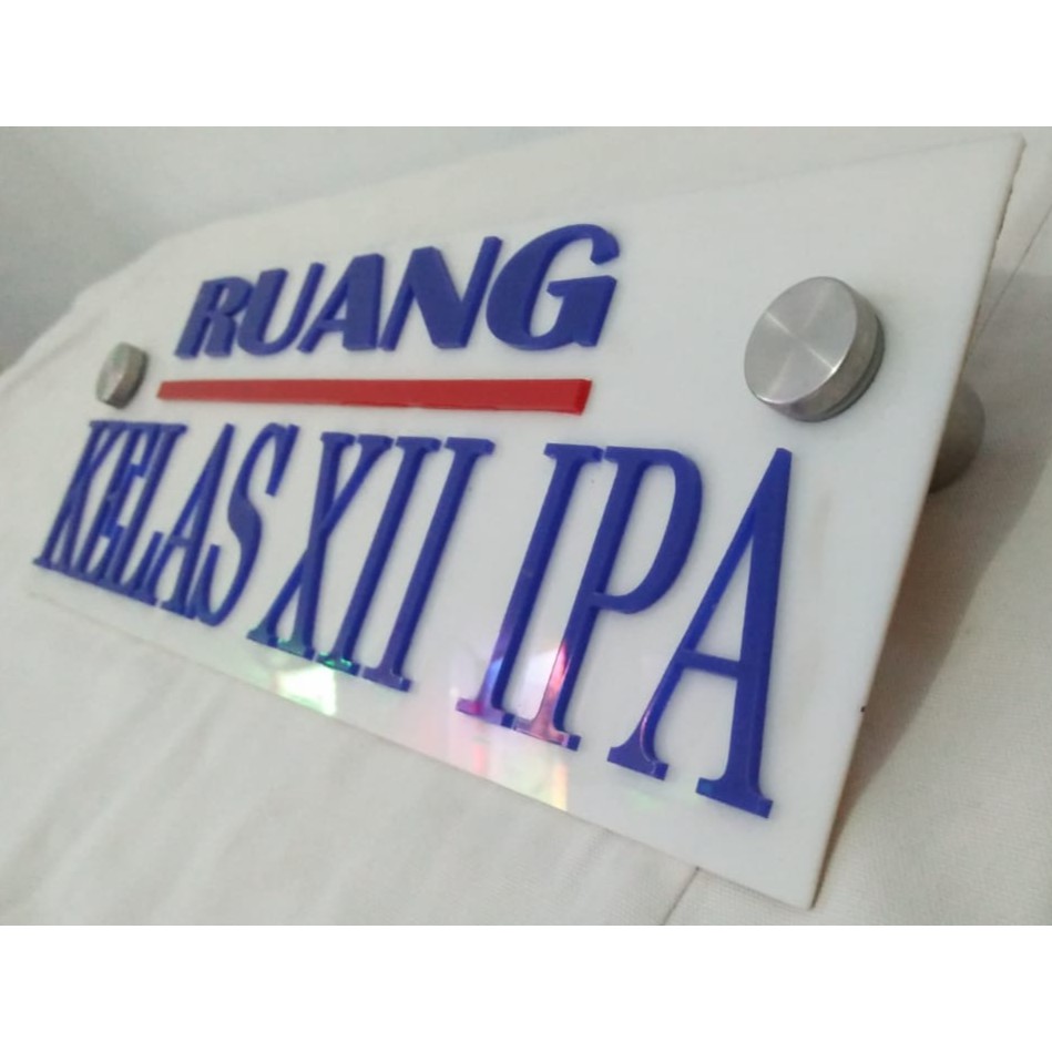 

PAPAN NAMA RUANG ACRYLIC TIMBUL 1 sisi