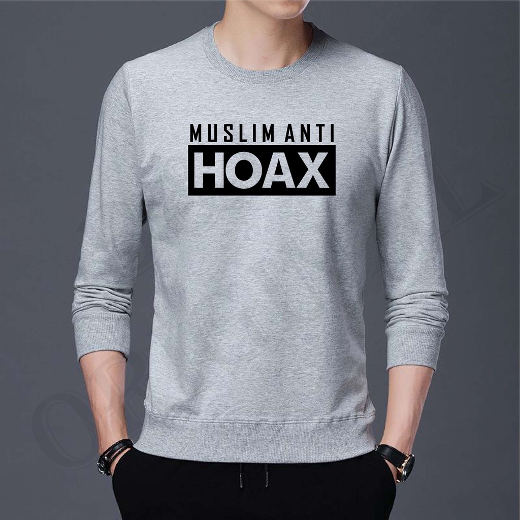 BS/COD/BAJU KAOS PRIA ANTI HOAX M-L-XL DISTRO//GOOD QUALITY