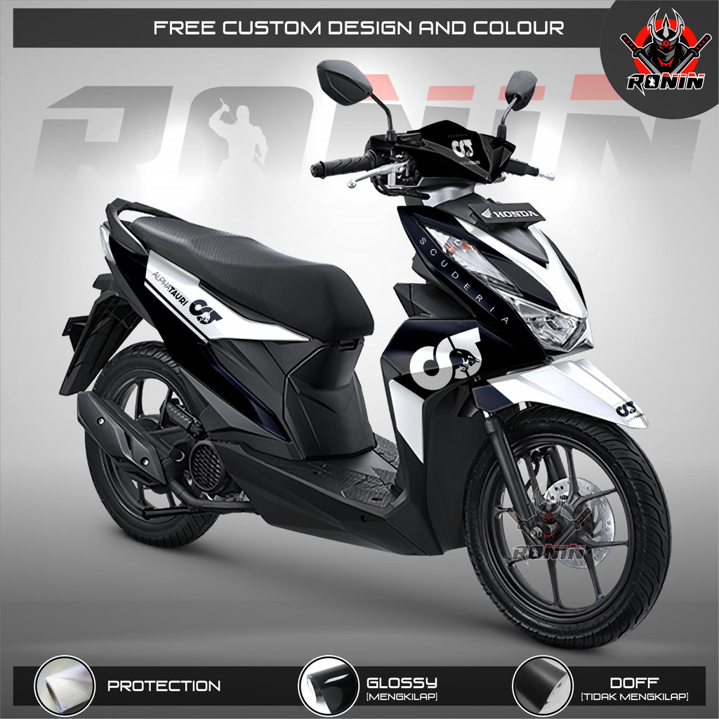 Sticker Decal Full Body All New Beat 2020 Motif Scuderia AlphaTauri