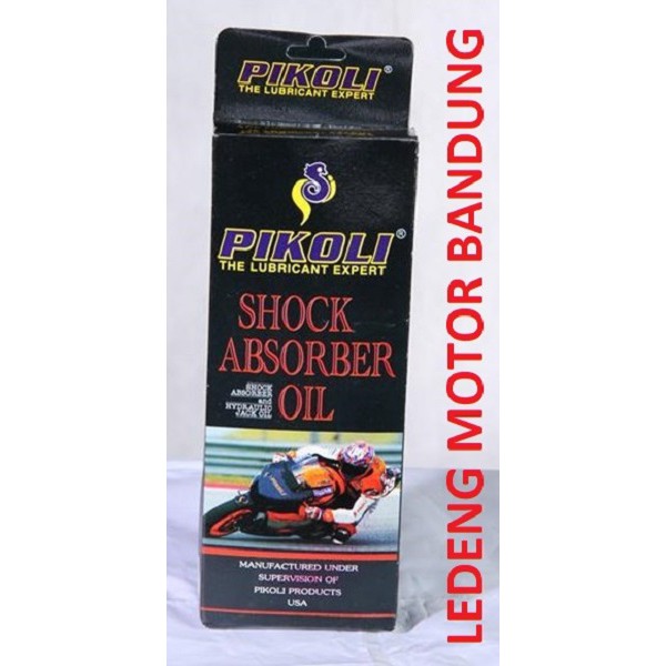 Oli Shock Pikoli Shockbreaker Oil Sok Depan Motor Sepasang Dua Botol Merah