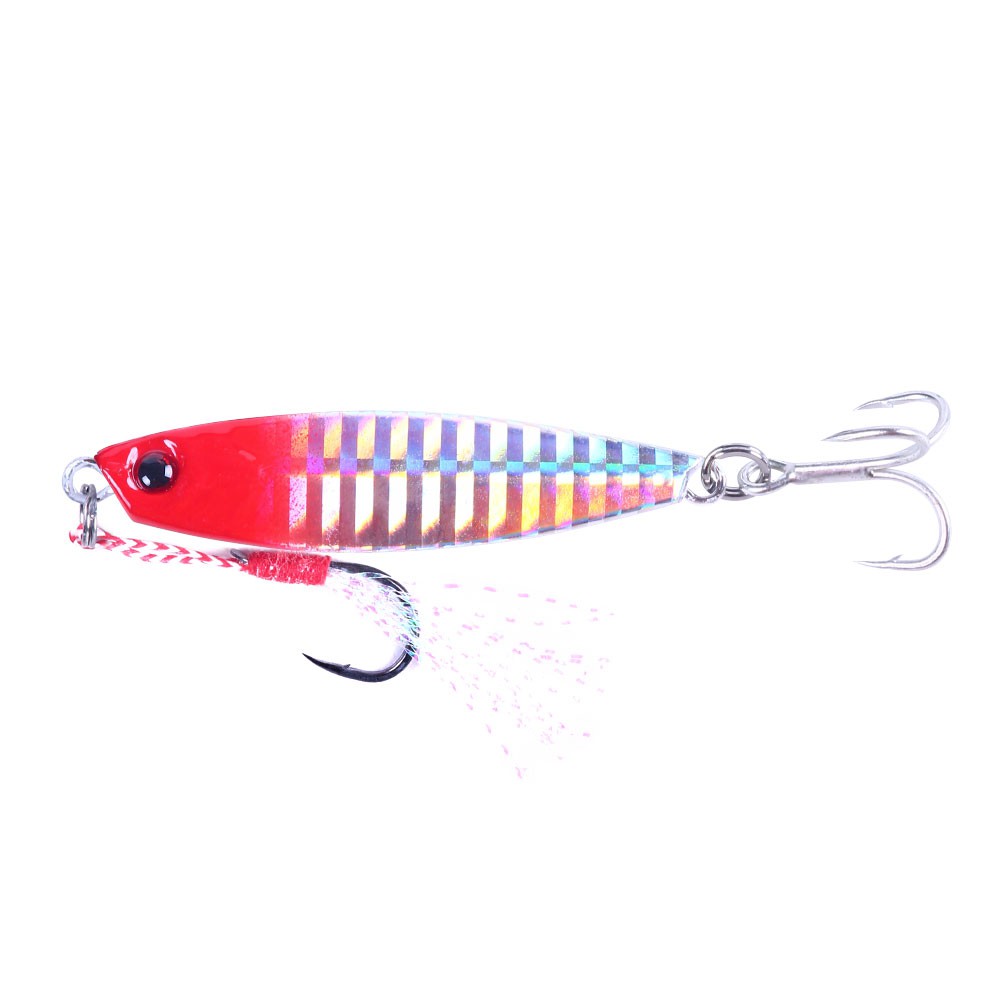 HENGJIA NEW 1PCS Luminous Metal Cast Jig Spoon 10g/15g/20g/25g/30g/40g Umpan Pncing Shore Casting Jigging Lead Fish Sea Bass Fishing Lure Artificial Bait Ikan Tackle