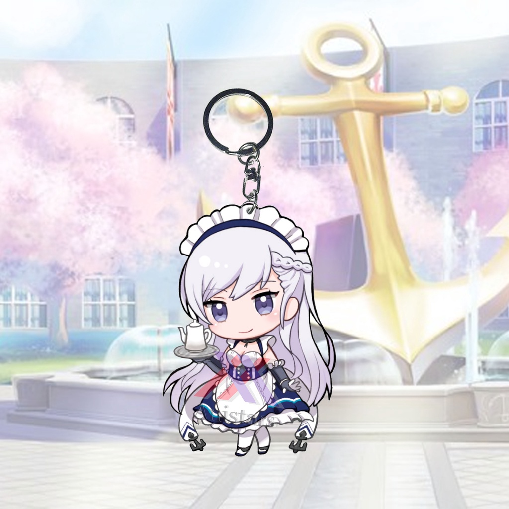 Gantungan Kunci Anime azur lane belfast 04 - Ganci - Key Chain - Souvenir - Anime