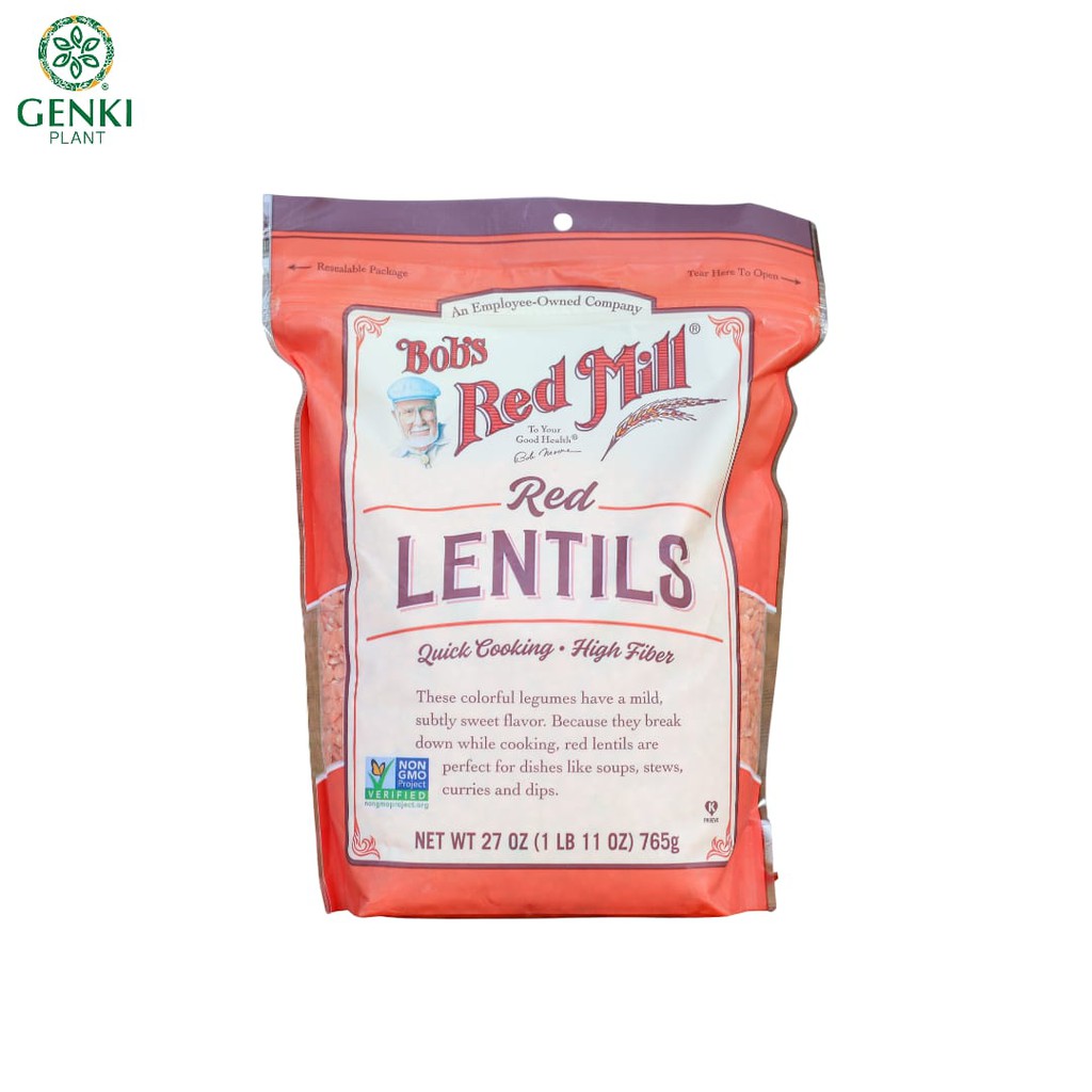 

Bob`s Red Mill Red Lentils - 765g