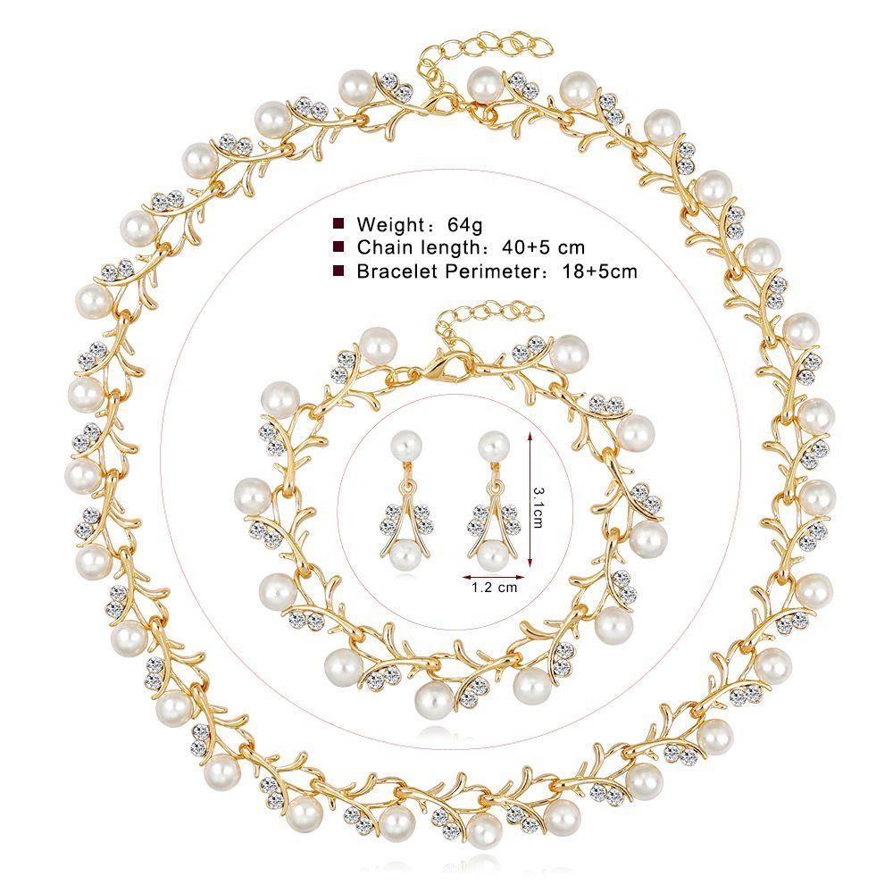 Needway   Perhiasan Pernikahan Pesta Fotografi Alat Fashion Wanita Klavikula Rantai Bridal Kerah Choker Bunga Rumbai Berlian Imitasi Kristal