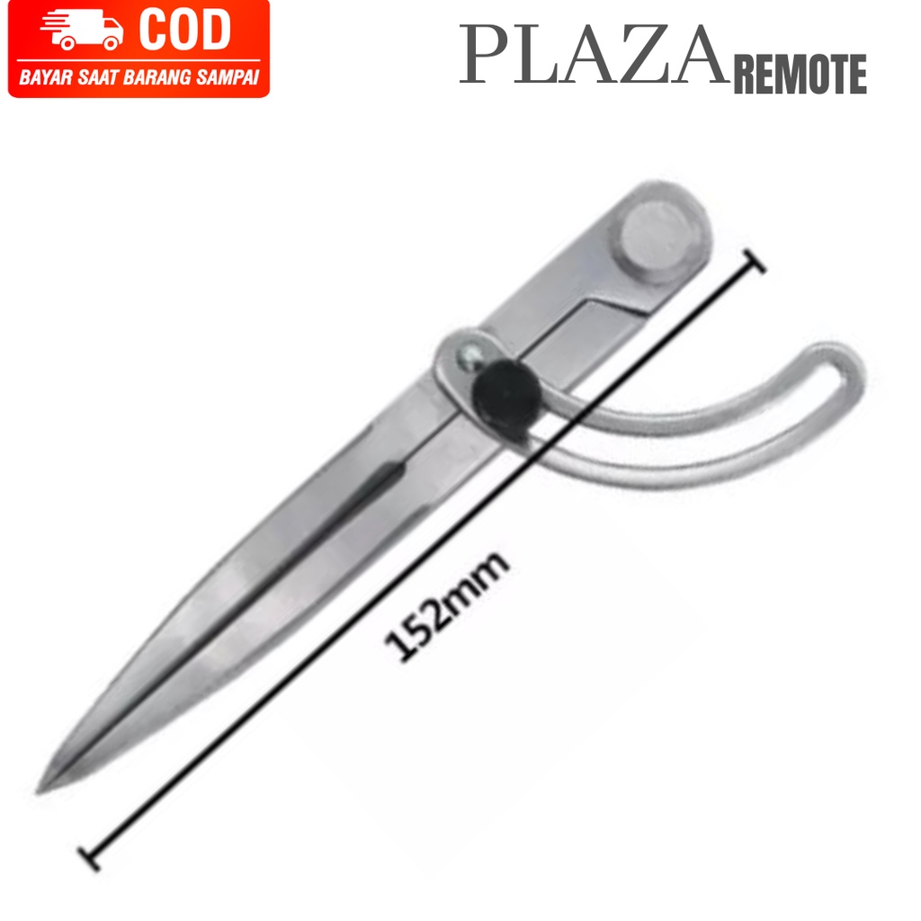 JANGKA KOMPAS PENANDA ADJUSTABLE LOCK SISTEM LINGKARAN Scribe DIY BESI STAINLESS