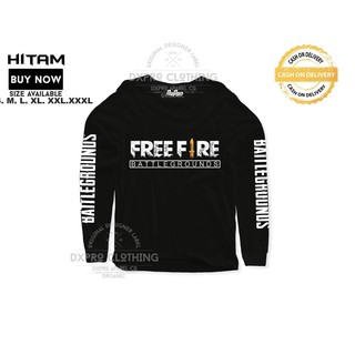 Promo Spesial BAJU  KAOS  GAMING FREE FIRE LENGAN  PANJANG  