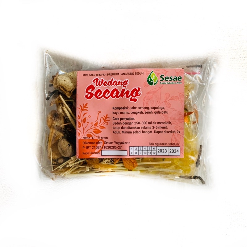 

Wedang Secang wedang rempah