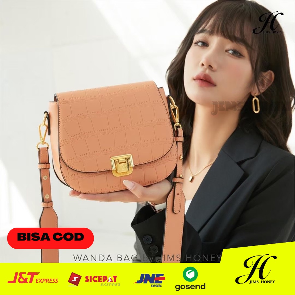 Tas Jims Honey Tas Selempang Slempang Wanita Ibu Ibu Import Korea Terbaru Murah untuk Cewek Pesta Kondangan Elegan Wanda Bag Jimshoney