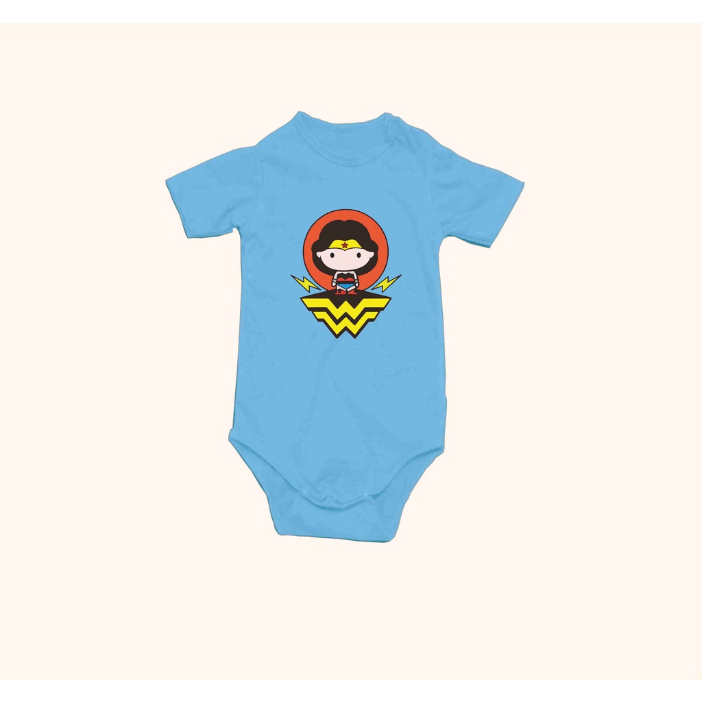 Jumper Bayi/Rumper/Bodysuit  Wonder Baby Usia 0 sd 6 Bulan