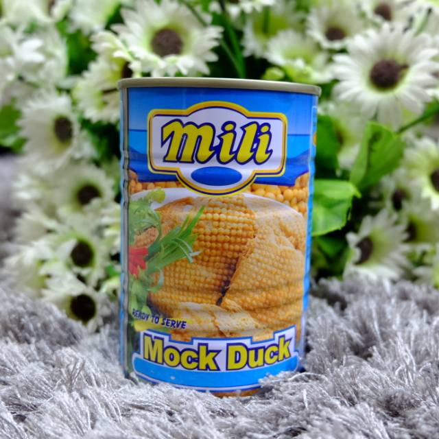 

Mock Duck MILI 280 gr / Daging Bebek Dalam Kaleng