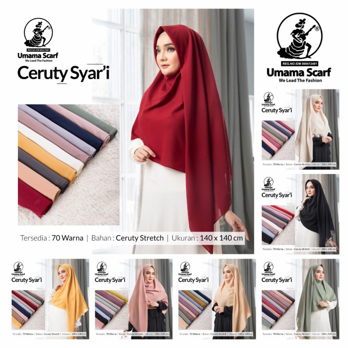 Hijab Ceruty Syar'i