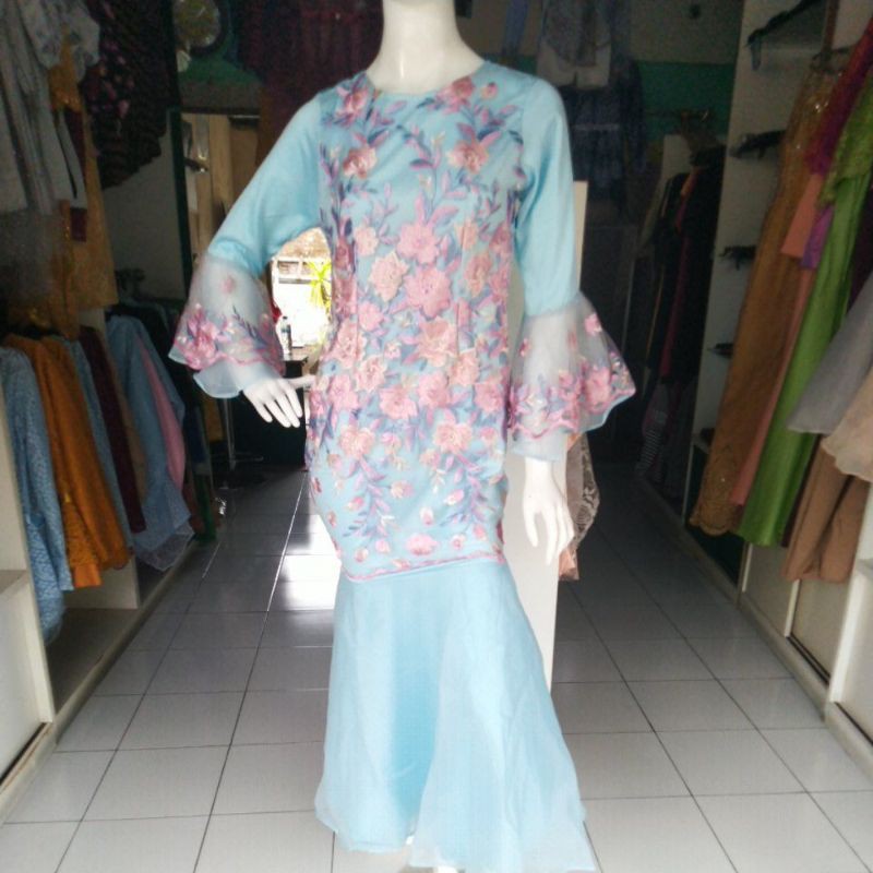 gamis brokat model duyung