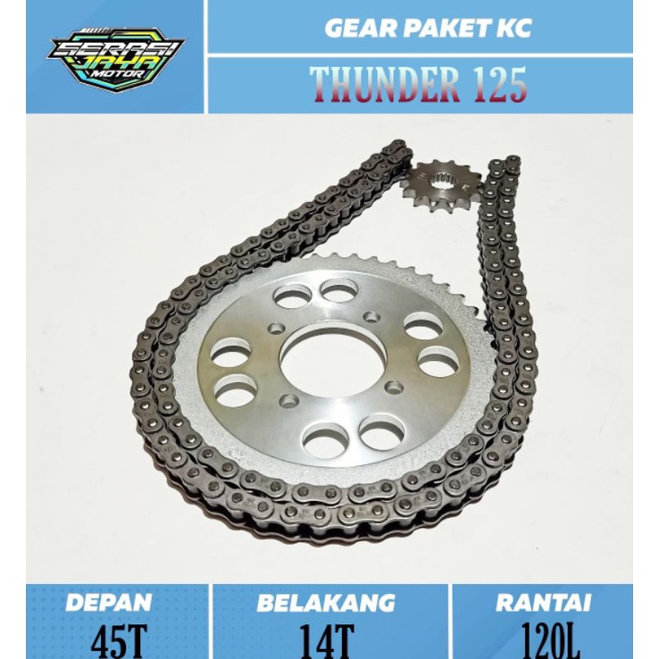 KC GEAR PAKET THUNDER 125 (428H-45T-14T-120L)