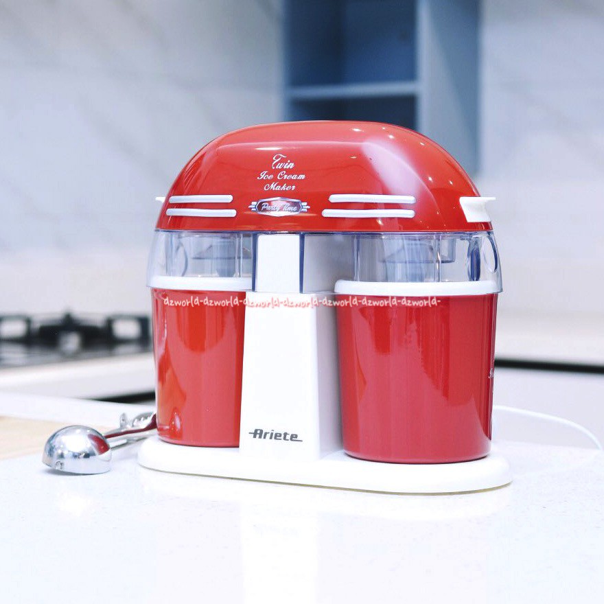 Ariete Mesin Pembuat Es Krim Ariette Ice Cream Maker With Glass