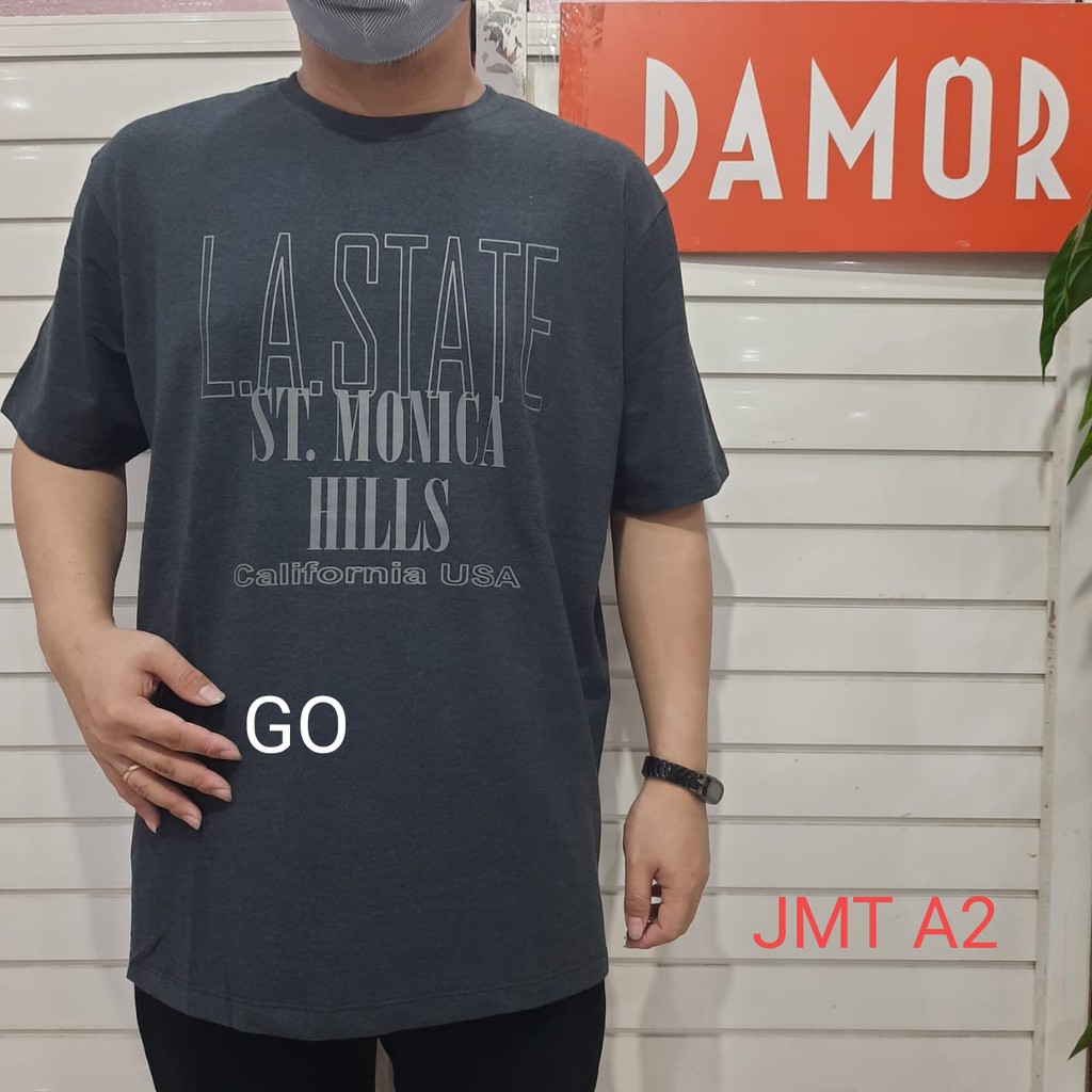 gof B1 DAMOR (CRESSIDA) 2XL Jumbo Extra Size Big Size Misty Kaos Oblong Baju Distro Kaos Dakwah Pria