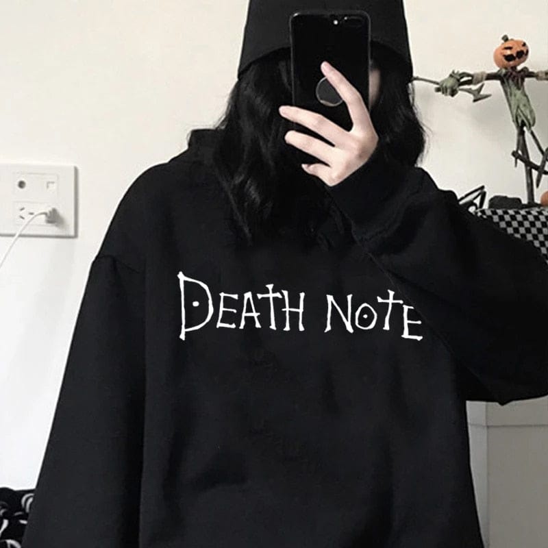Jumper hoodie DEATH NOT || DEATH NOT Sweater Hoodie Sz M-XL ( Pria &amp; Wanita )