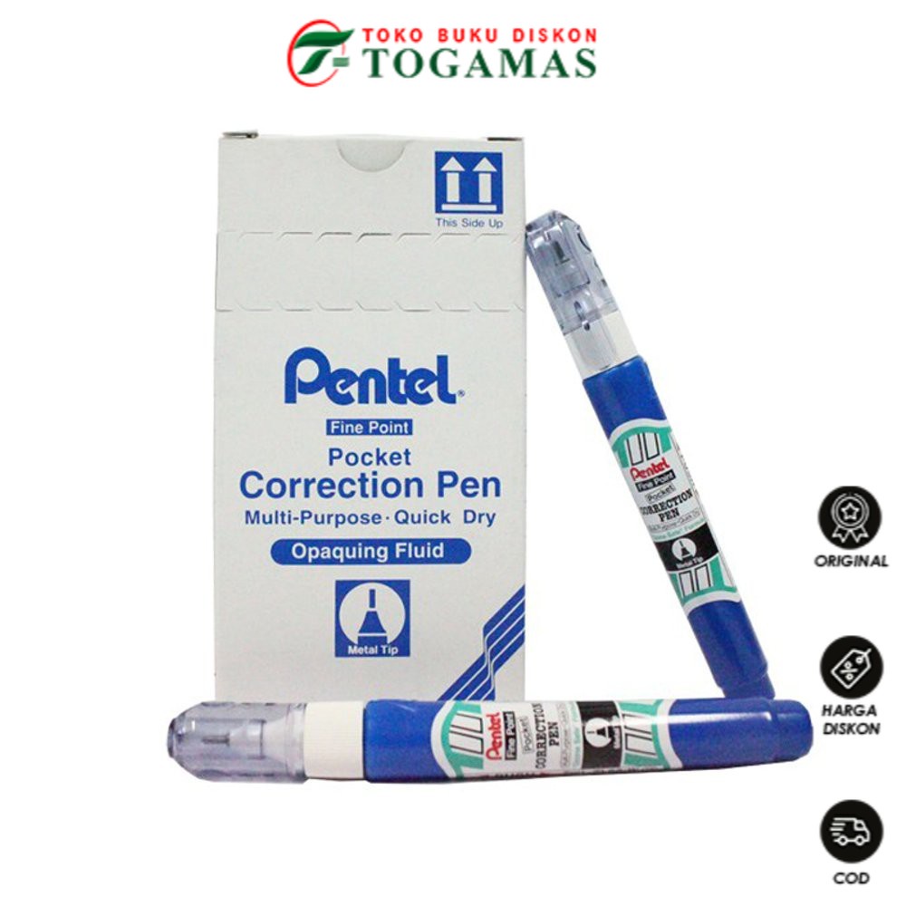 

READY STOCK !! STIPO CORRECTION PEN ZLM-62W/ZL62-W PEN PENTEL