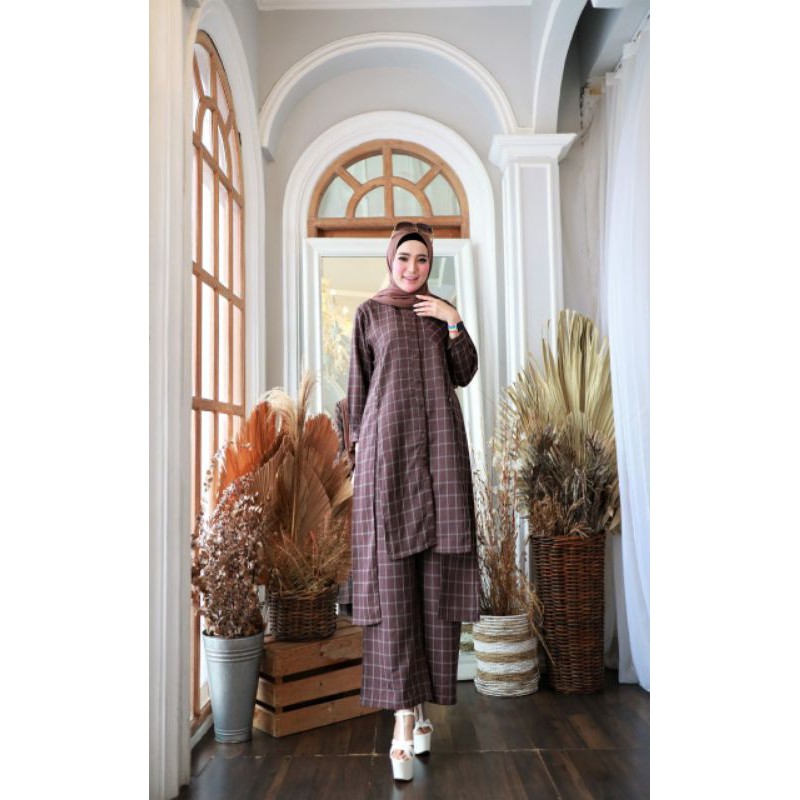 EILIYAH SQUARE SETELAN TUNIK BY GLZ