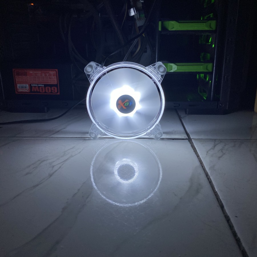 XBT Dragon X Fan Casing 12CM RING LED - Fan Case XB-112 Transparan - Illumina