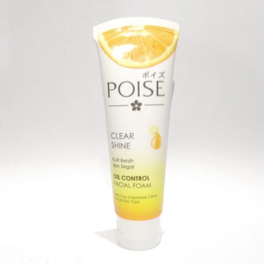 Poise Clear Shine Oil Control Facial Foam