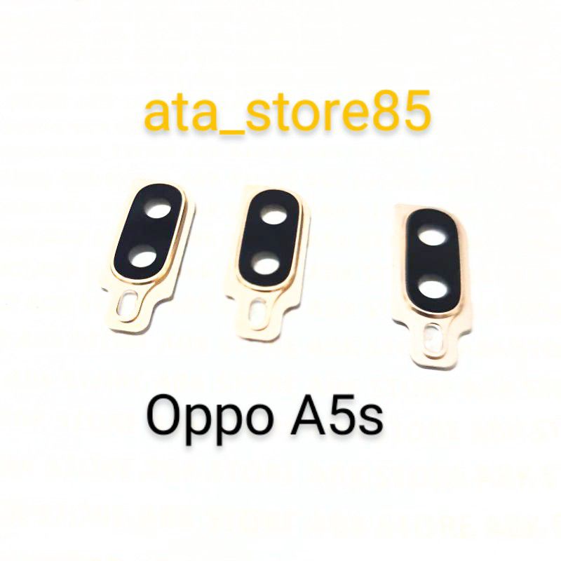 Ring Lensa Camera Kaca Kamera Belakang Rear Camera Lens OPPO A5s Original