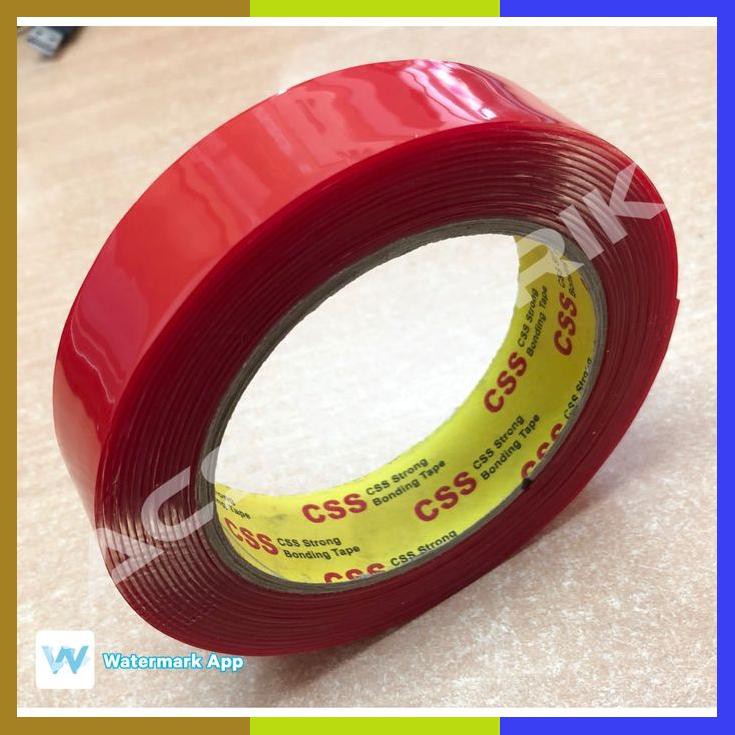 

Double Tape Bening / Clear Tahan Air, 24Mm X 5Mtr