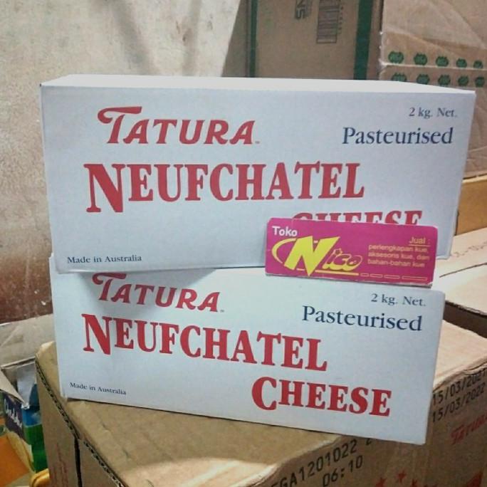 

(BISA COD) cream cheese tatura neufchatel 1 kg khusus grab dan gojek