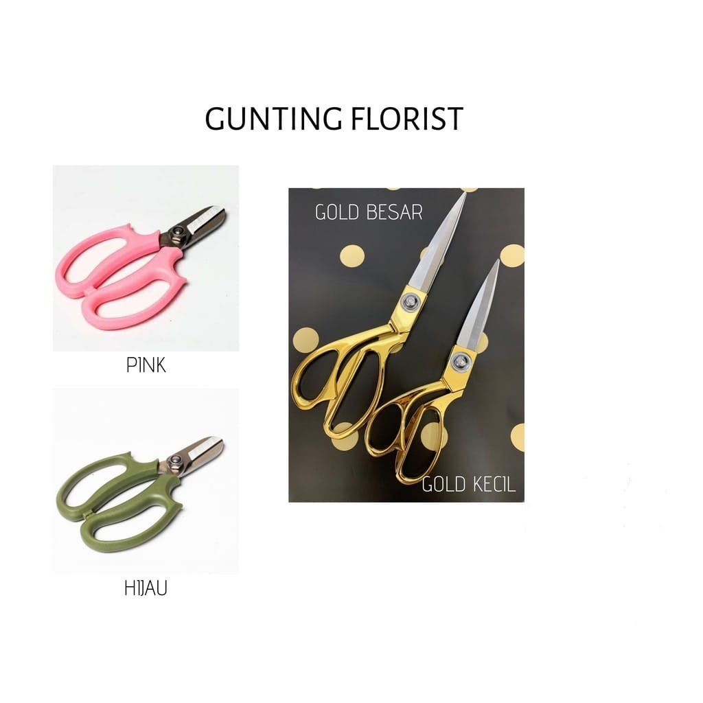 

GUNTING FLORIST/ KOREA FLORAL SCISSOR PER 1 PCS