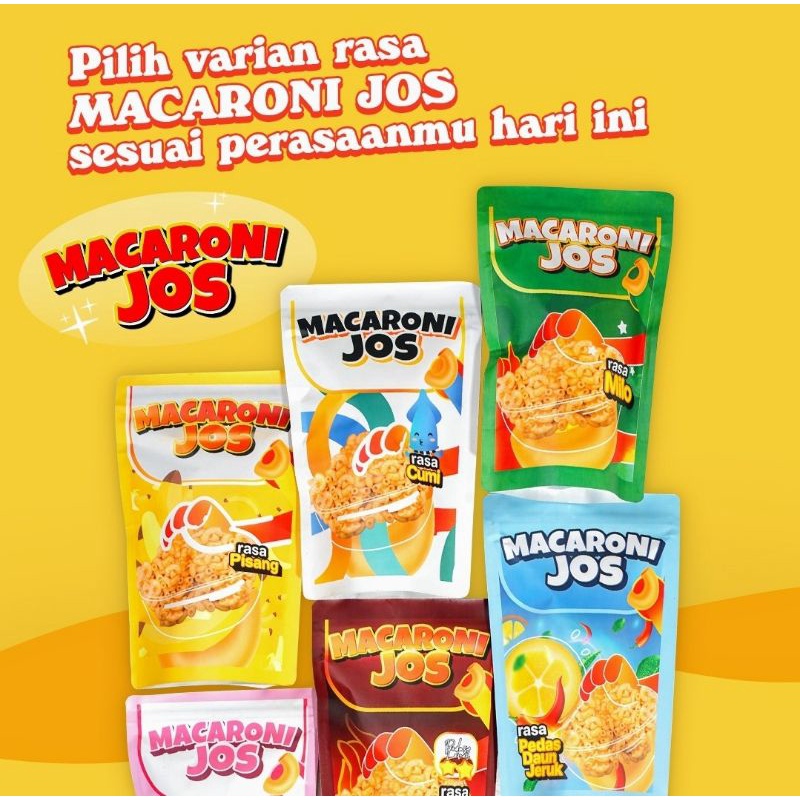 

MACARONI JOS RASA ORIGINAL 100gr GRATIS TERASI ENAK KHAS Cirebon