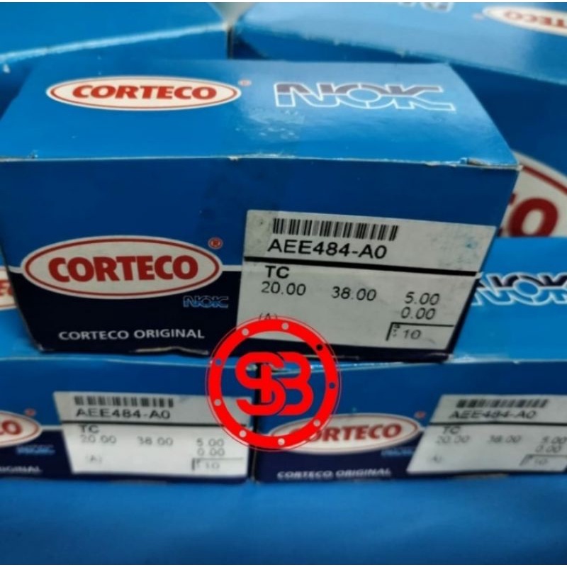 Oil Seal TC 20 38 5 / 20X38X5 NOK CORTECO ORIGINAL