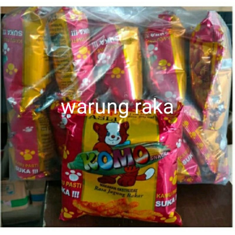 

ciki komo stik ektrudat rasa jagung bakar,, 1 pack isi 10 pcs @10gram