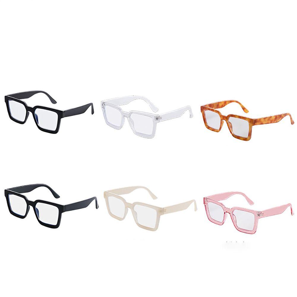 Mxbeauty Square Frame Spectacles Personality Retro Women Eye Glasses Anti Radiasi Untuk Wanita Anti Blue Light Pria Kacamata Komputer Anti Radiasi Kaca Mata Kaca Mata Optik