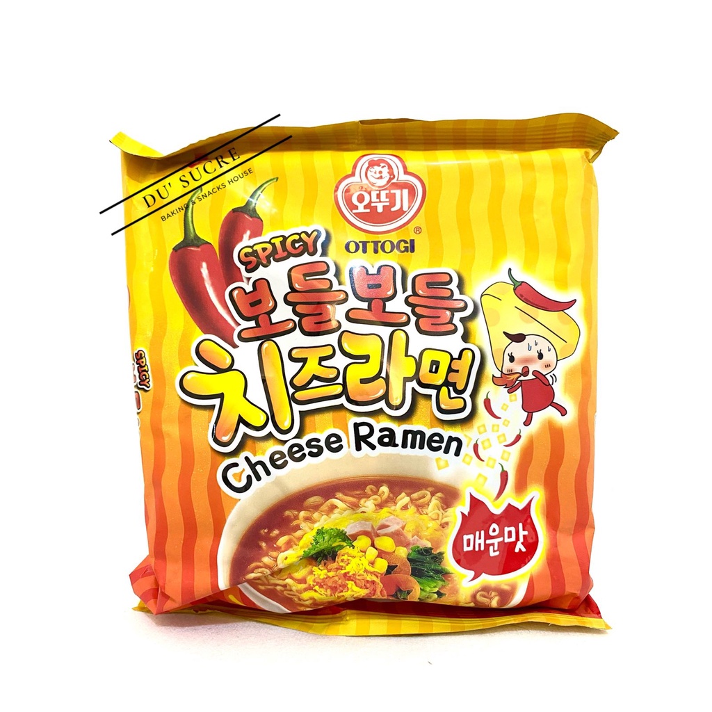 

OTTOGI BODEL BODEL CHEESE RAMEN / OTTOGI SPICY CHEESE RAMEN