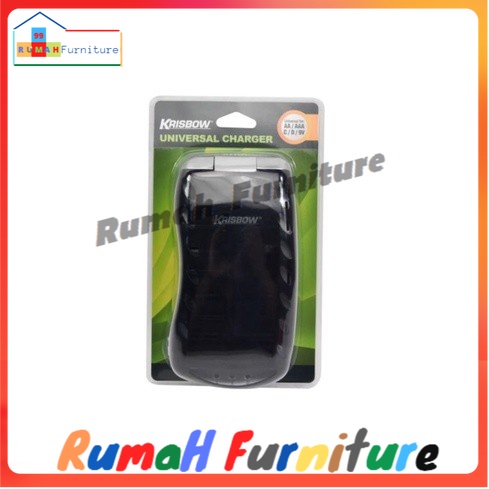 Krisbow Charger Universal PB19/Chasan baterai/batre/charger batre