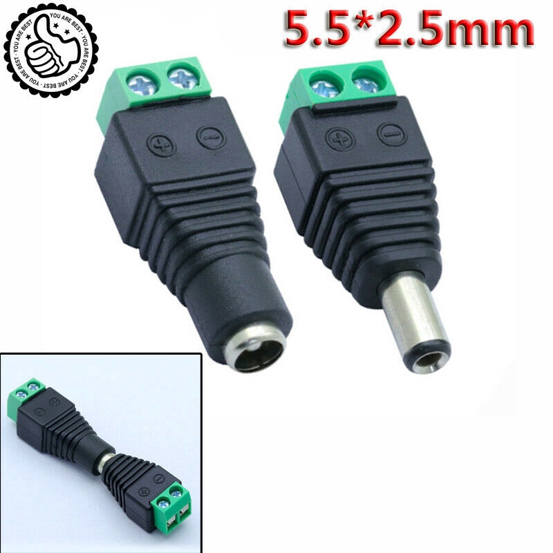 Konektor Adaptor CCTV Colokan Power Supply DC 12V Untuk Lampu LED Strip 50503528