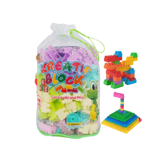 Mainan Anak Creative Block Isi 270 Pcs Mainan Edukasi Anak Kreatif