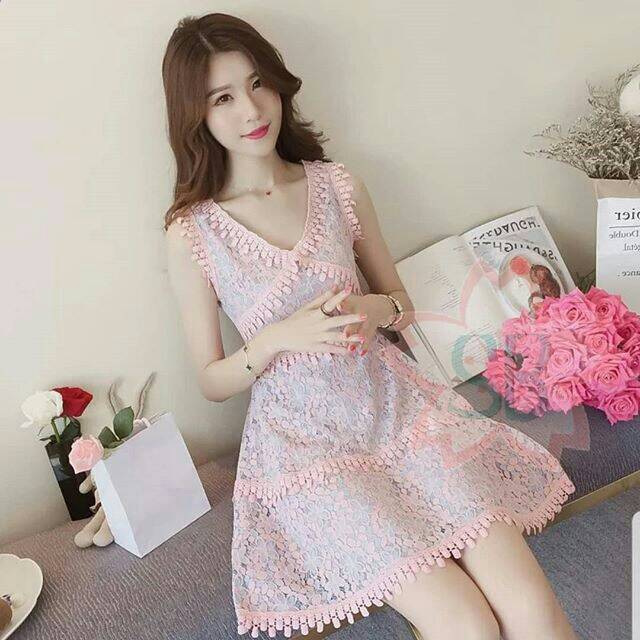 A Line Lace Dress Korea Import SBD 1911