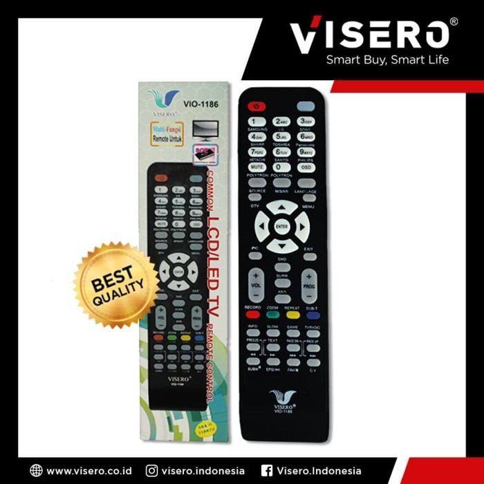 Remote Multi TV LED LCD Visero (VIO-1186)