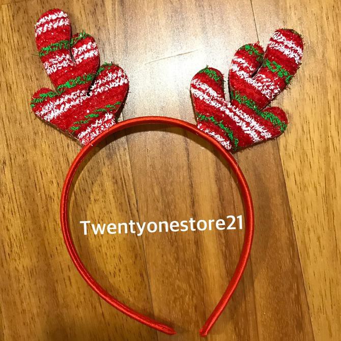 KUALITAS BAGUS BANDO NATAL MOTIF SYAL WINTER KEBURU HABIS..