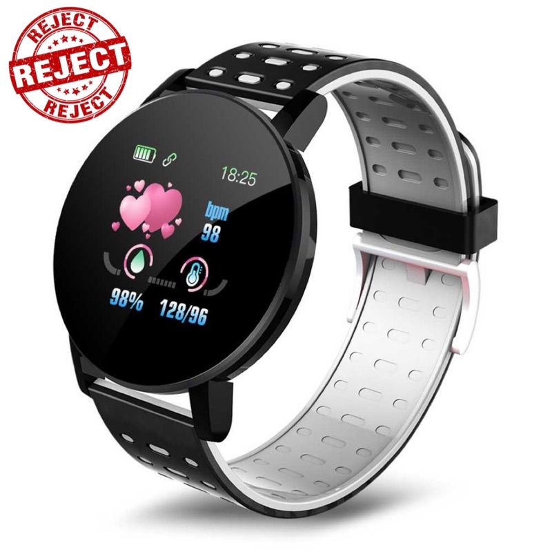 [OBRAL RIJEK] Smartwatch Sport Fitness Tracker Heart Rate - 119 Plus