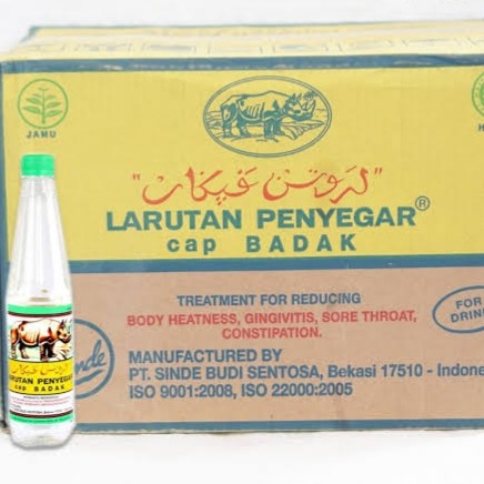 

Larutan Botol Cap Badak 500ml