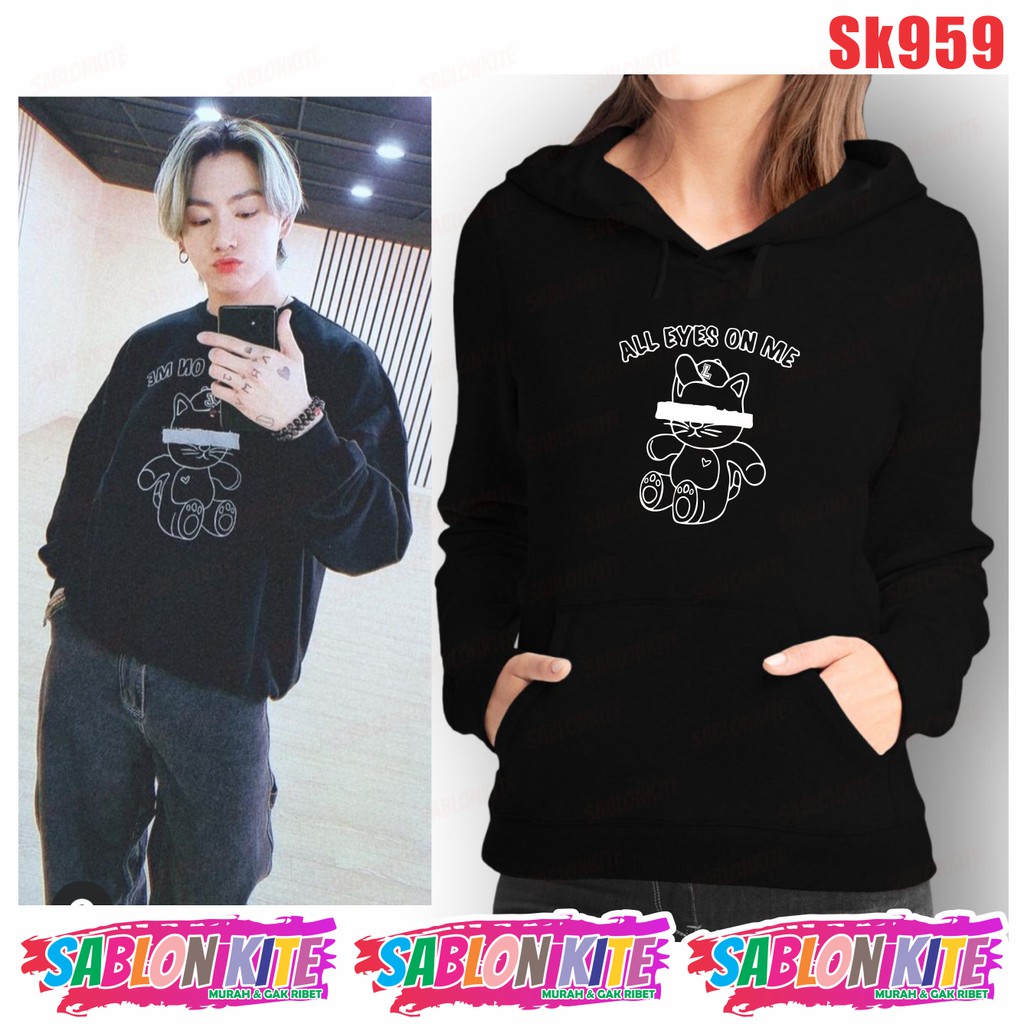 MURAH!!! SWEATER KPOP ALL EYES ON ME SK959 JUNGKOOK JK UNISEX