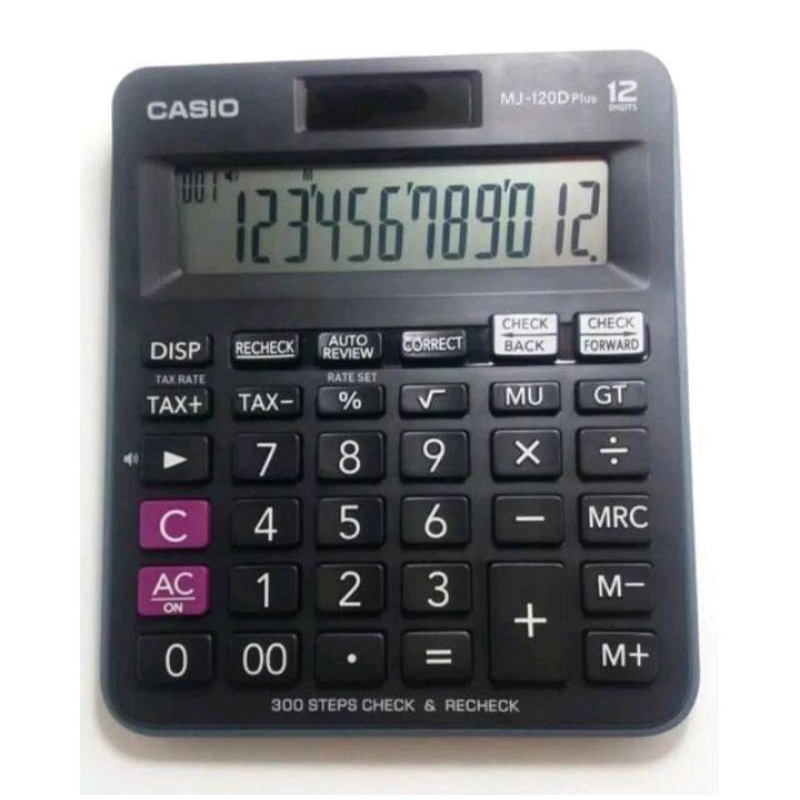 

CASIO MJ-120D - Check & Correct Kalkulator # Originall Garansi Resmi