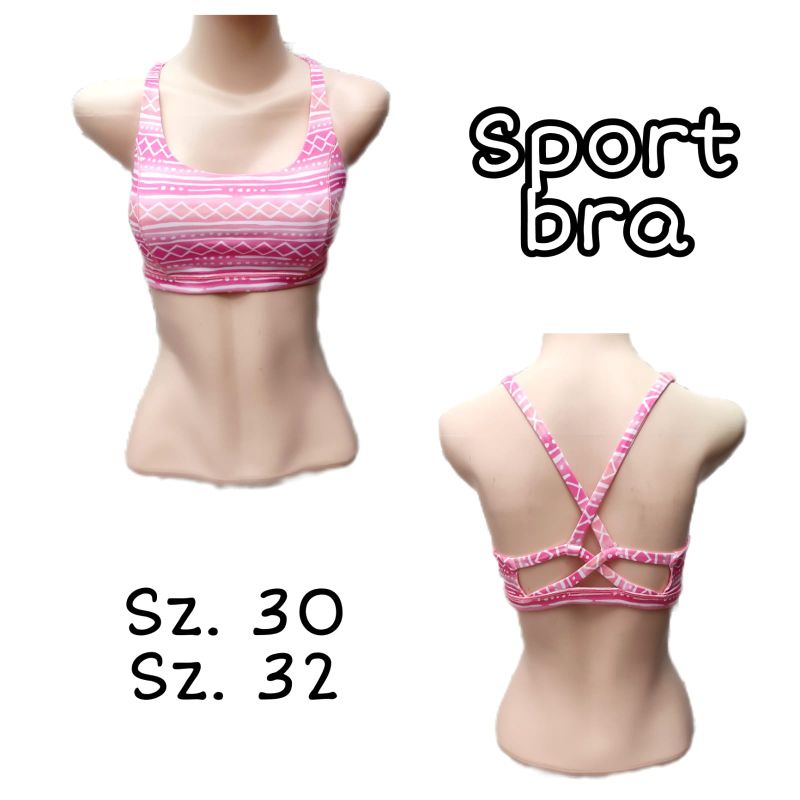 Sport bra anak perempuan Justice ethnic sz. 30, 32
