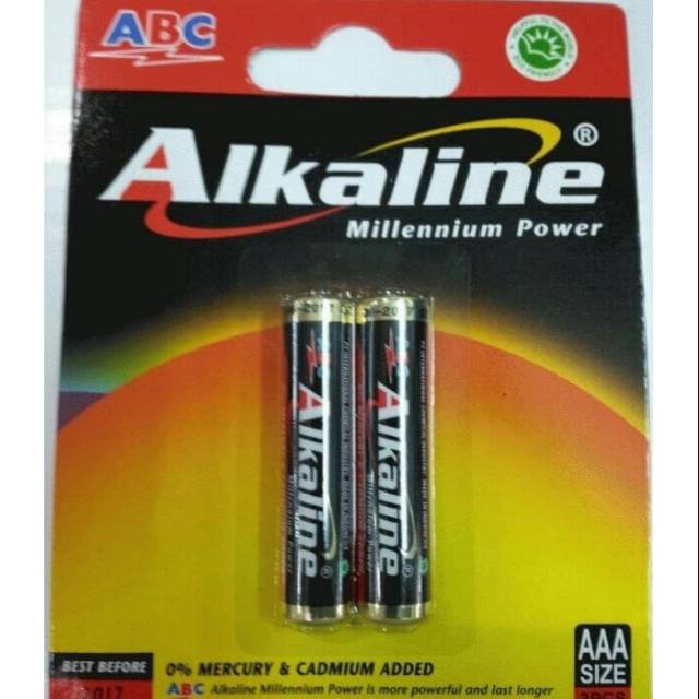 Baterai ABC alkaline AAA Original . Baterai Abc A3 Alkaline