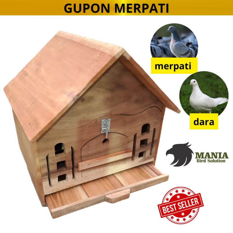 GUPON RUMAH MERPATI PAGUPON BURUNG DARA UKIR KAYU