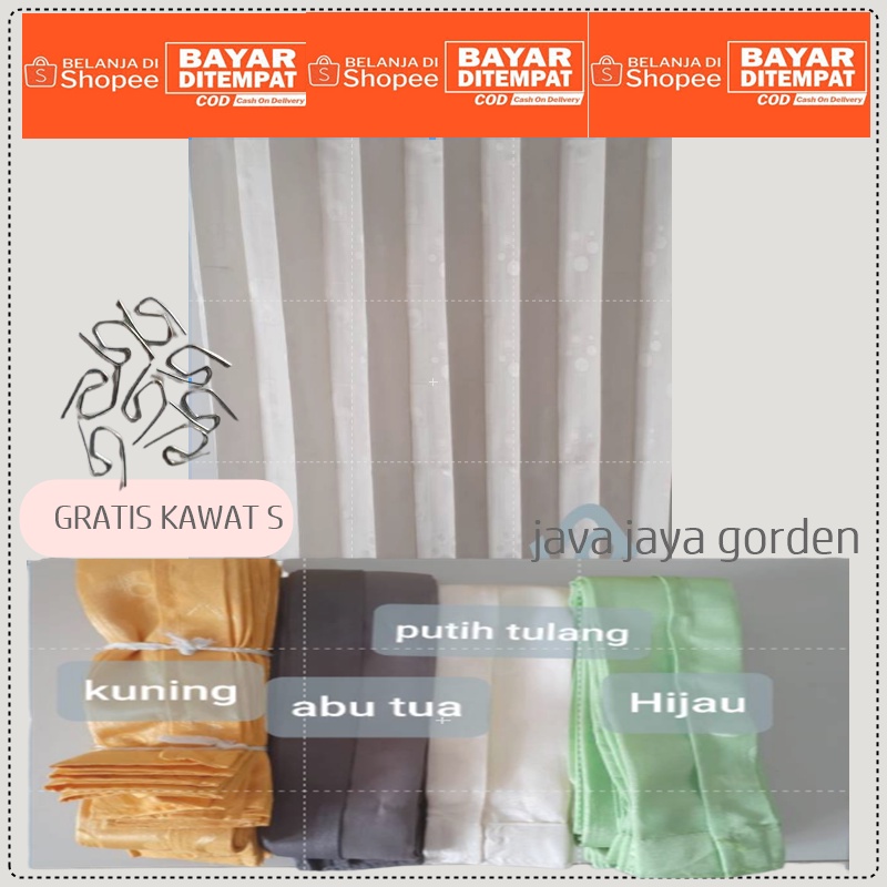 GORDEN/TIRAI/GORDEN JENDELA TIRAI PINTU TIRAI JENDELA GORDENG  CANTOLAN KAWAT S GORDEN JENDELA PINTU