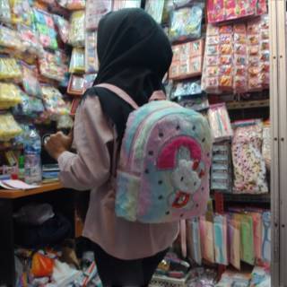 Tas sekolah anak cewe hello kitty bulu lampu LED | Shopee