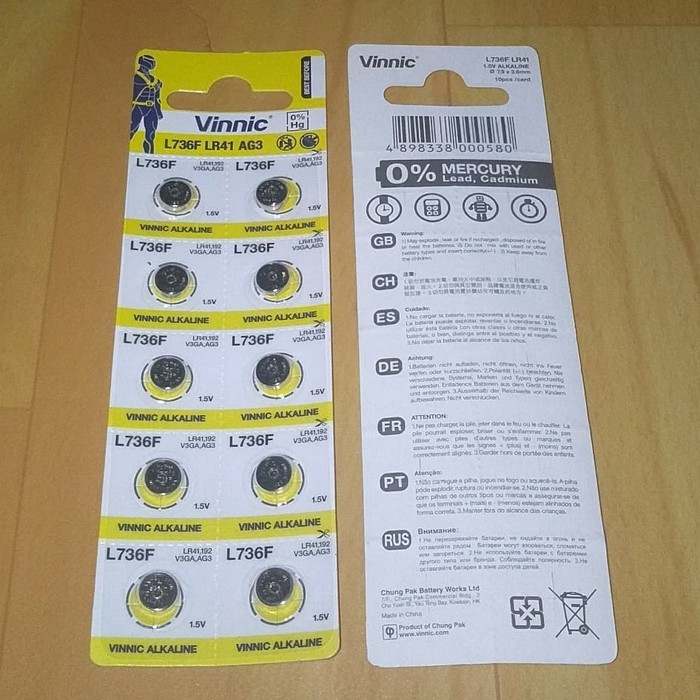 Jual Baterai AG3 l736f Battery G3 Batre LR 41 Batery L736c SR41 SR 41 LR41 Berkualitas