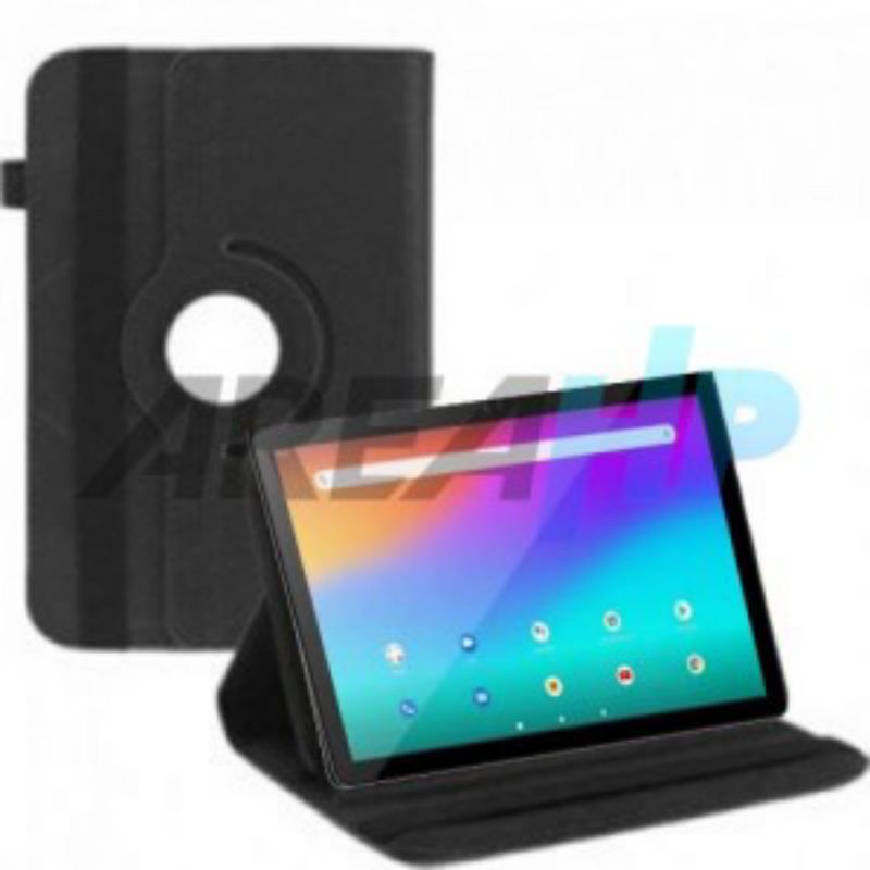 Rotate Rotary Flip Leather Case Casing Cover Evercoss Tab Tablet Android X Luna 10.1 Inch